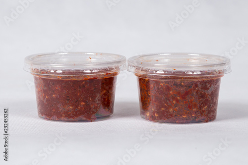 Chilli dip, Chili paste. Thai food photo