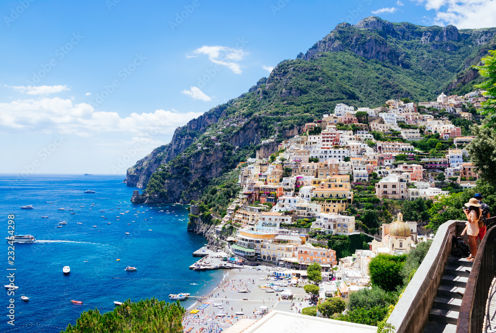 Scenic Positano, Amalfi Coast, Southern Italy