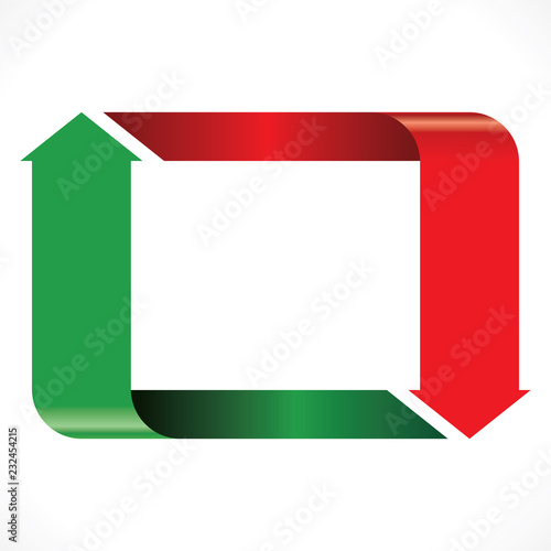Arrow frame vector
