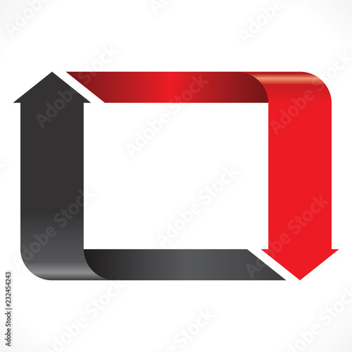 Arrow frame vector
