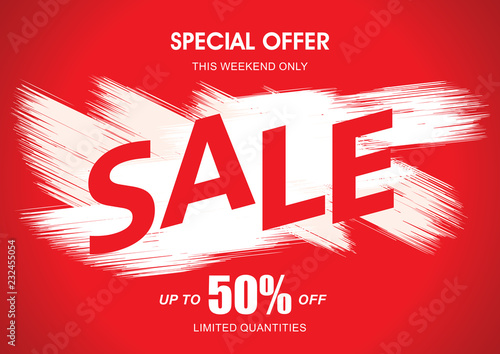 sale banner layout design