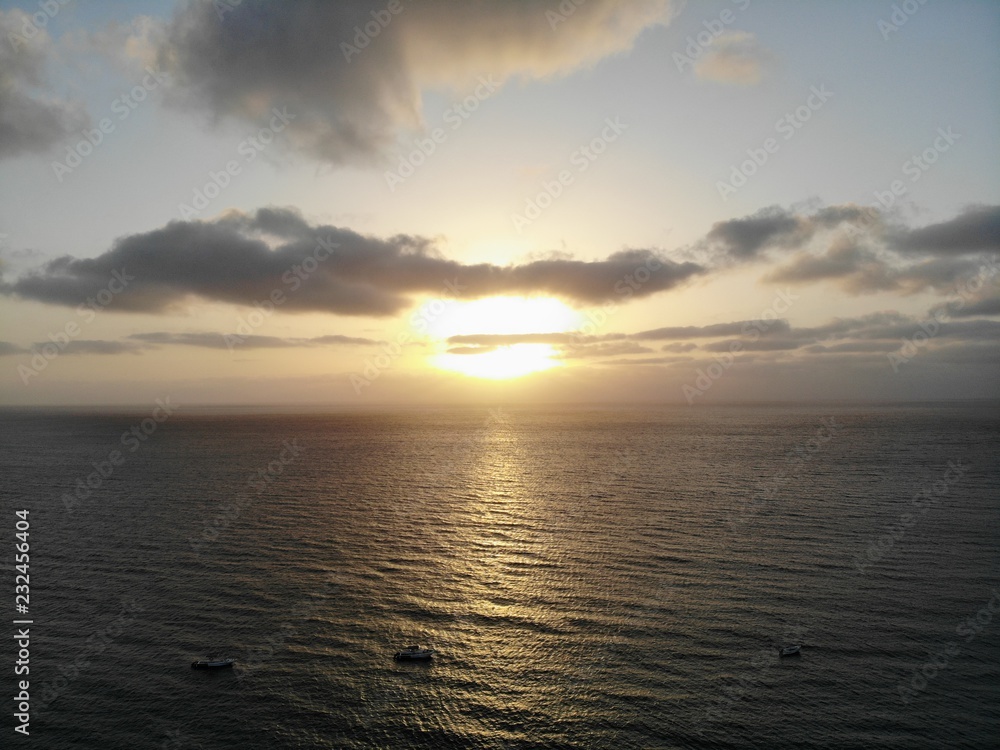 Beautiful Sunset on a beach in Sal Island Cape Verde - Cabo Verde