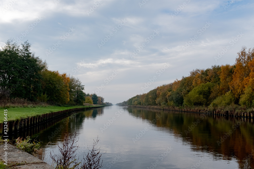 Still Canal on overcast day