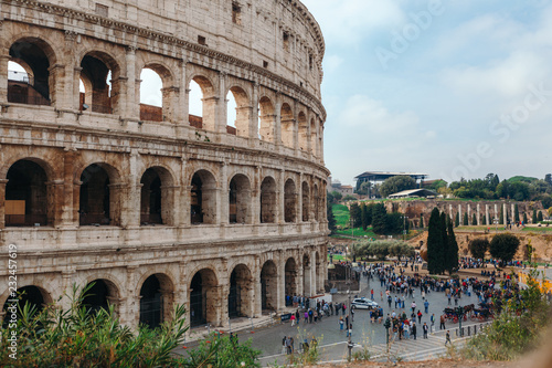 Photography Colosseum in Rome. Italy