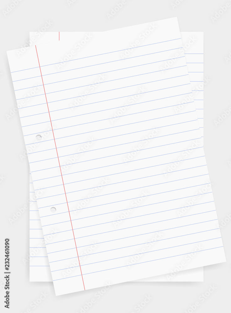 White paper sheet for business background. Vector. White paper sheet for business background. Vector.