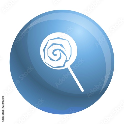 Lollipop icon. Simple illustration of lollipop vector icon for web design isolated on white background