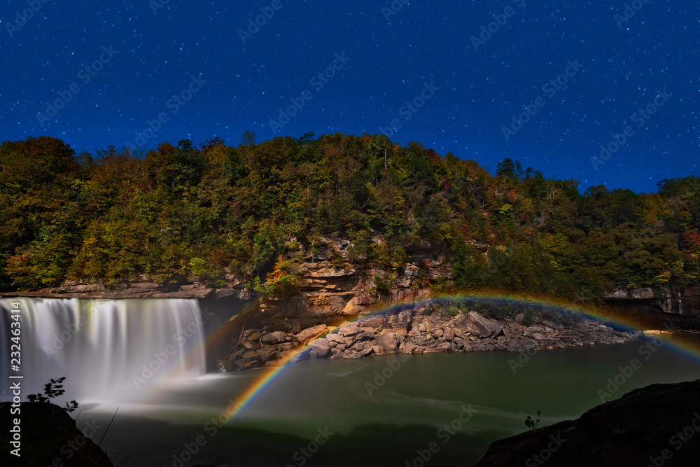 Moonbow At Cumberland Falls In Cumberland Falls State Park Near Corbin