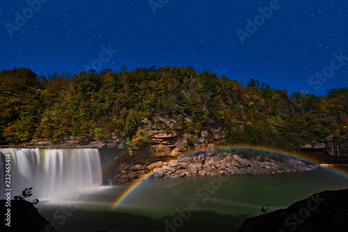 Moonbow At Cumberland Falls In Cumberland Falls State Park Near Corbin Kentucky