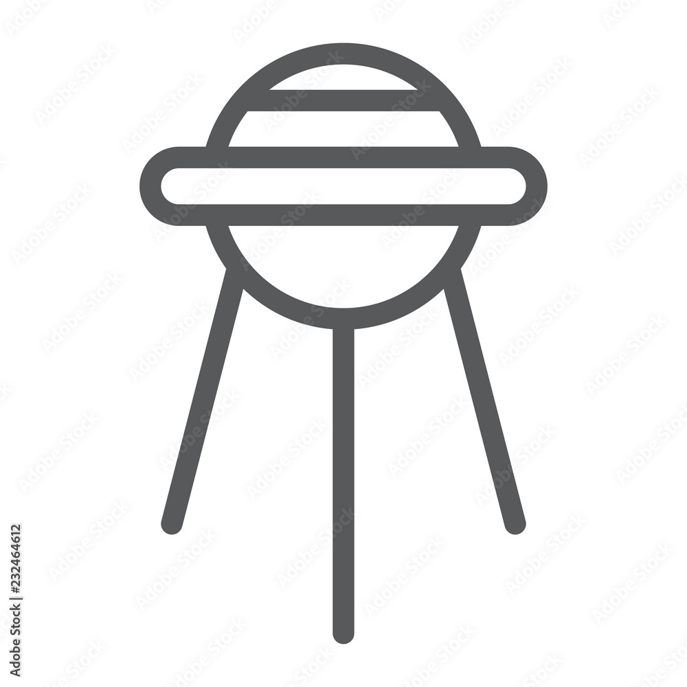 Sputnik line icon, space and shuttle, satellite sign, vector graphics, a linear pattern on a white background. Sputnik line icon, space and shuttle, satellite sign, vector graphics, a linear pattern on a white background.