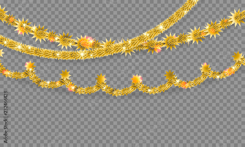 Gold garland set