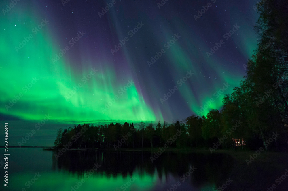 Naklejka premium Aurora Borealis