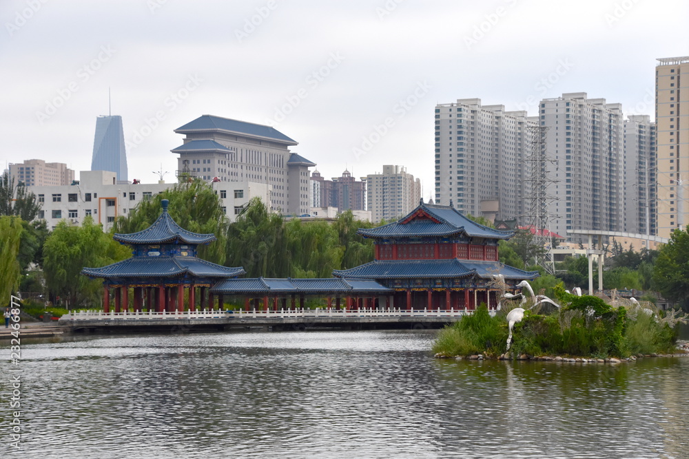 Fototapeta premium Ciudad de Lanzhou, China