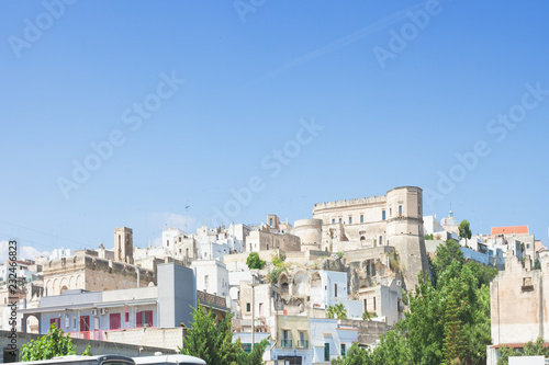Massafra, Apulia - Skyline of the middle aged village in Italy