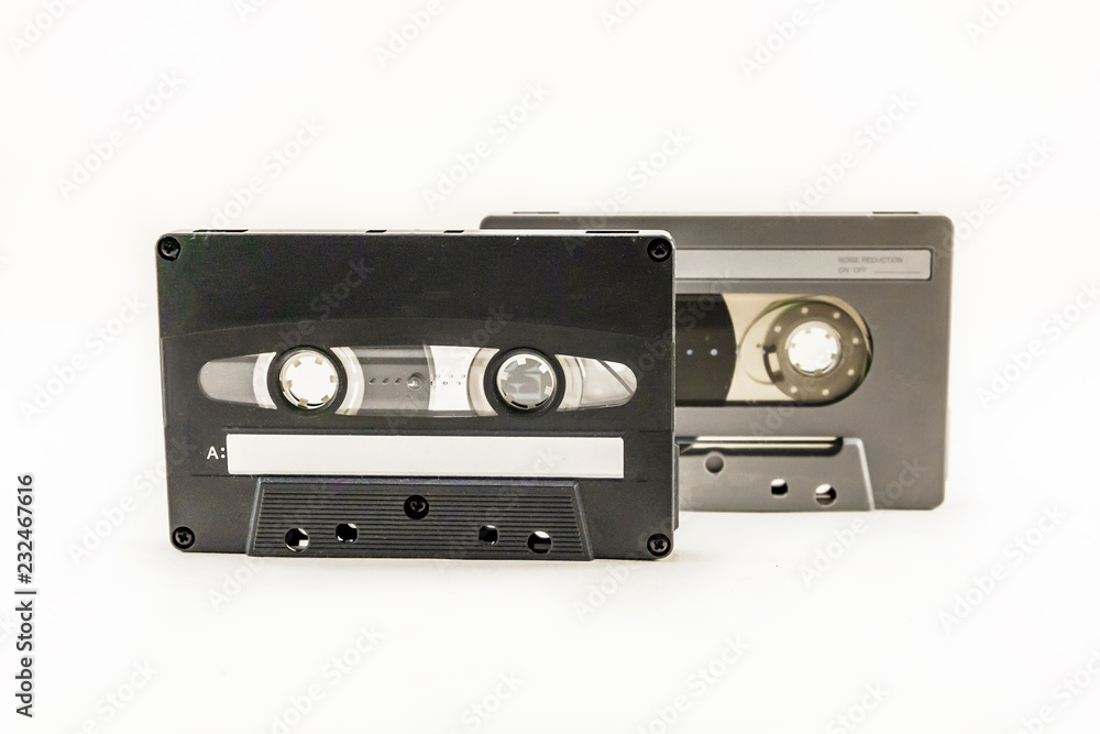 Old audio cassettes