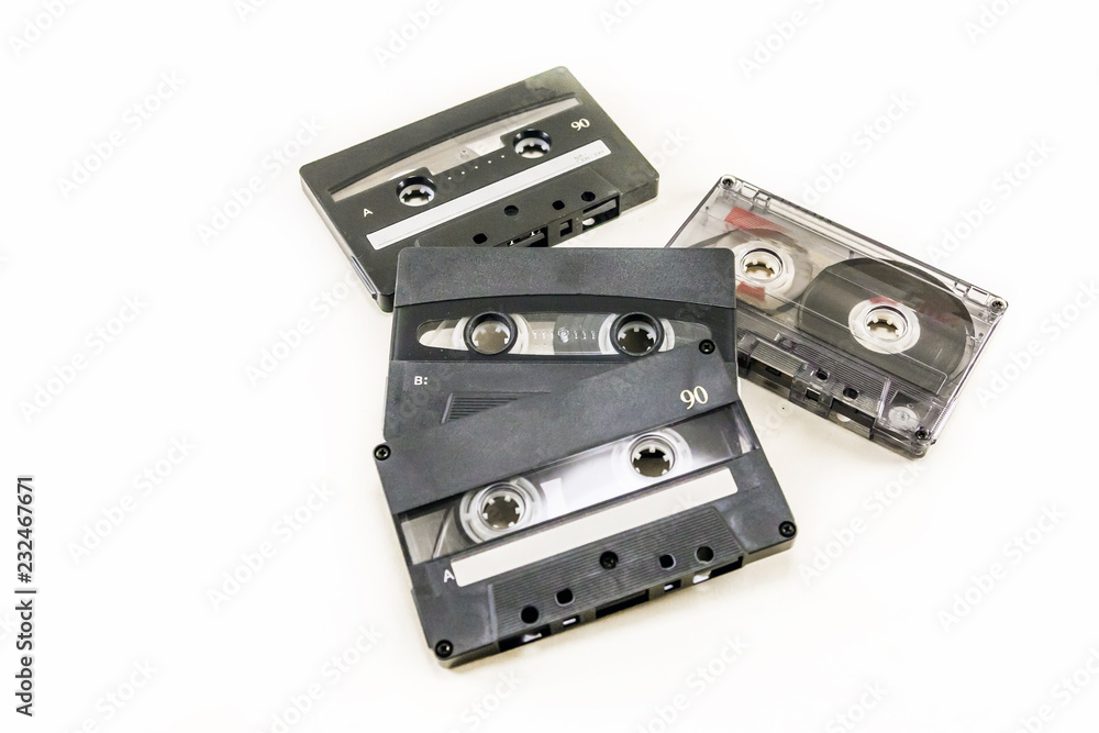 Old audio cassettes
