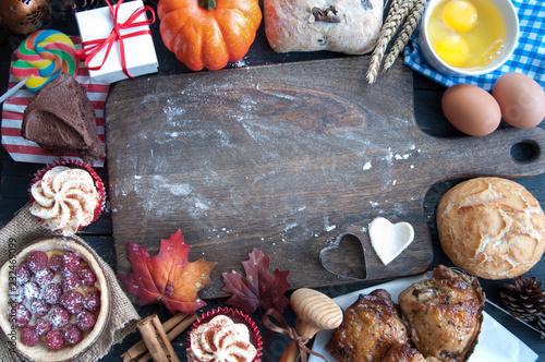 Homemade thanksgiving meal