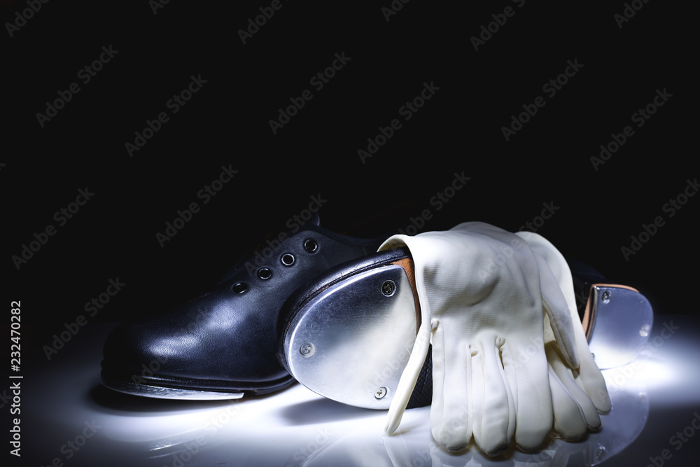 Fotografie Tap shoes and gloves