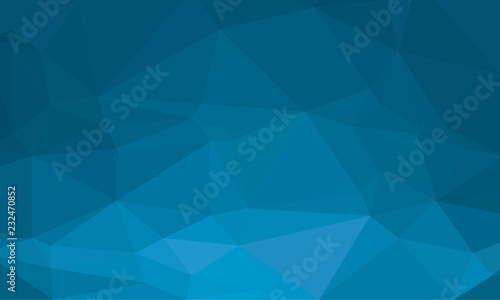 Abstract polygon blue background. Pattern composed of triangles.