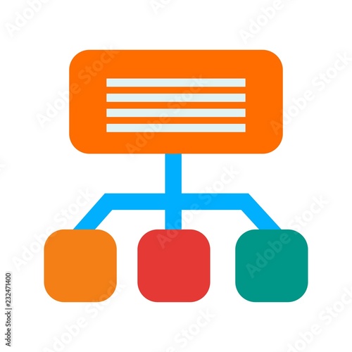  Sitemap Web Flat Icon
