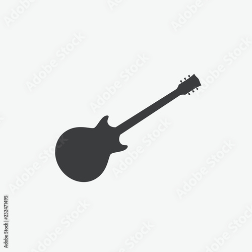 Electric Guitar Vector Icon