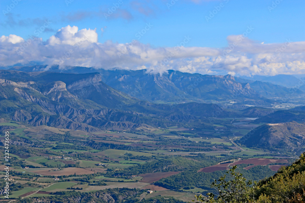 French Alps from the Chabre mountain French Alps from the Chabre mountain
