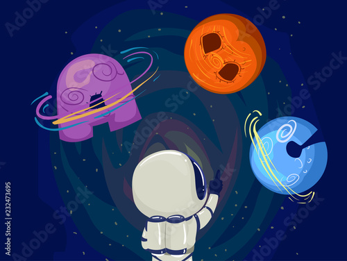 Kid Astronaut Space Planet ...