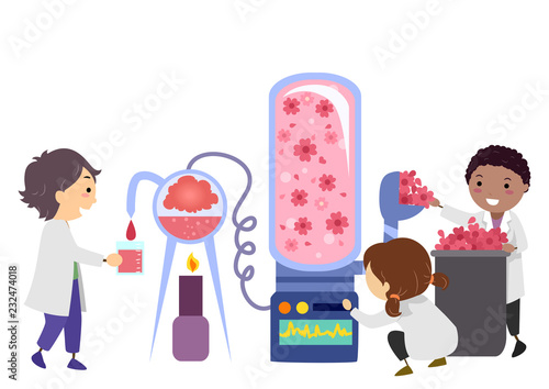 Stickman Kids Flower Color ...