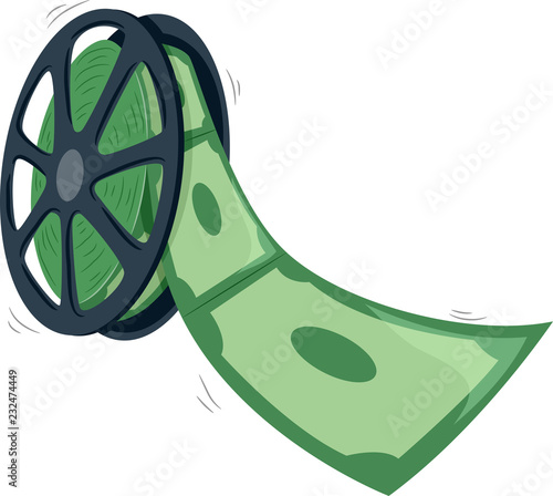 Film Money Illustration