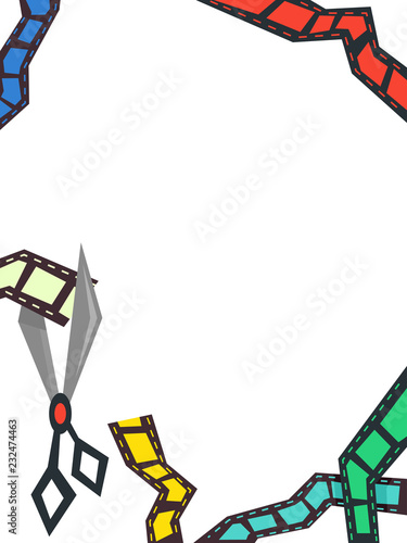 Film Video Editing Frame Il...