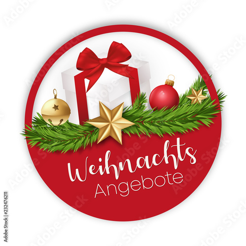 Weihnachtsangebote Sticker Knopf Button Geschnk