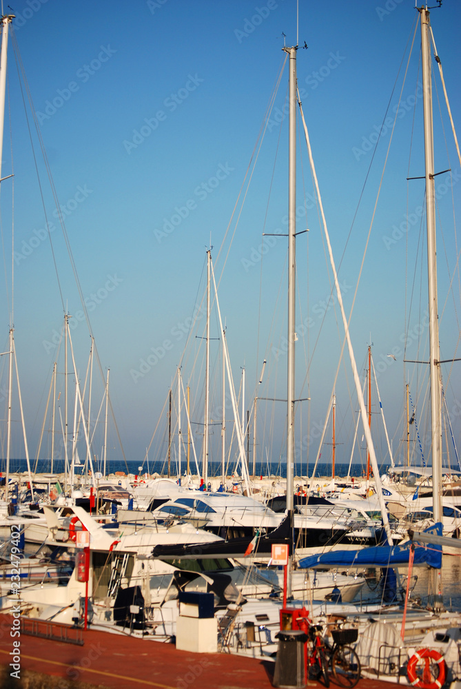 Yachthafen an der Adria