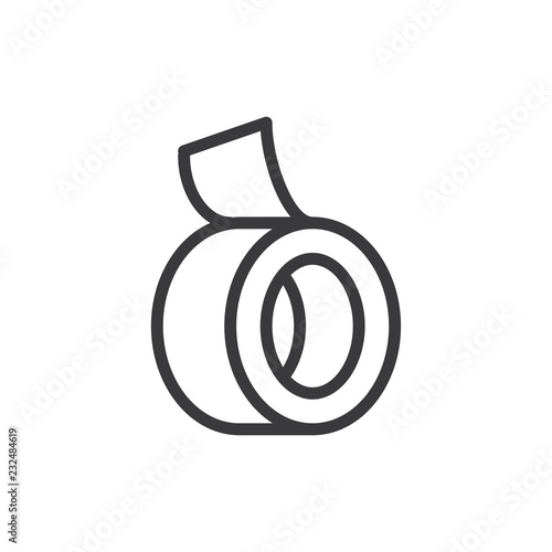 Adhesive tape vector icon