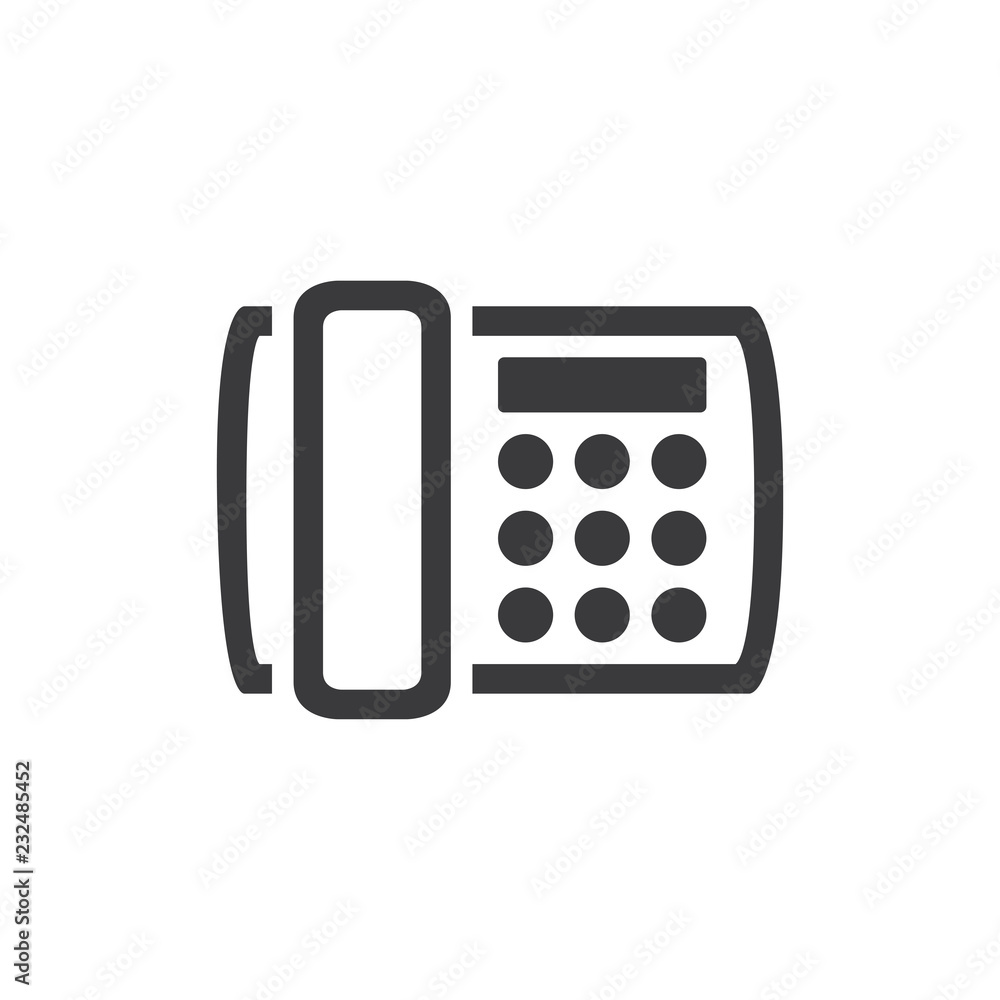 Telephone vector icon Telephone vector icon
