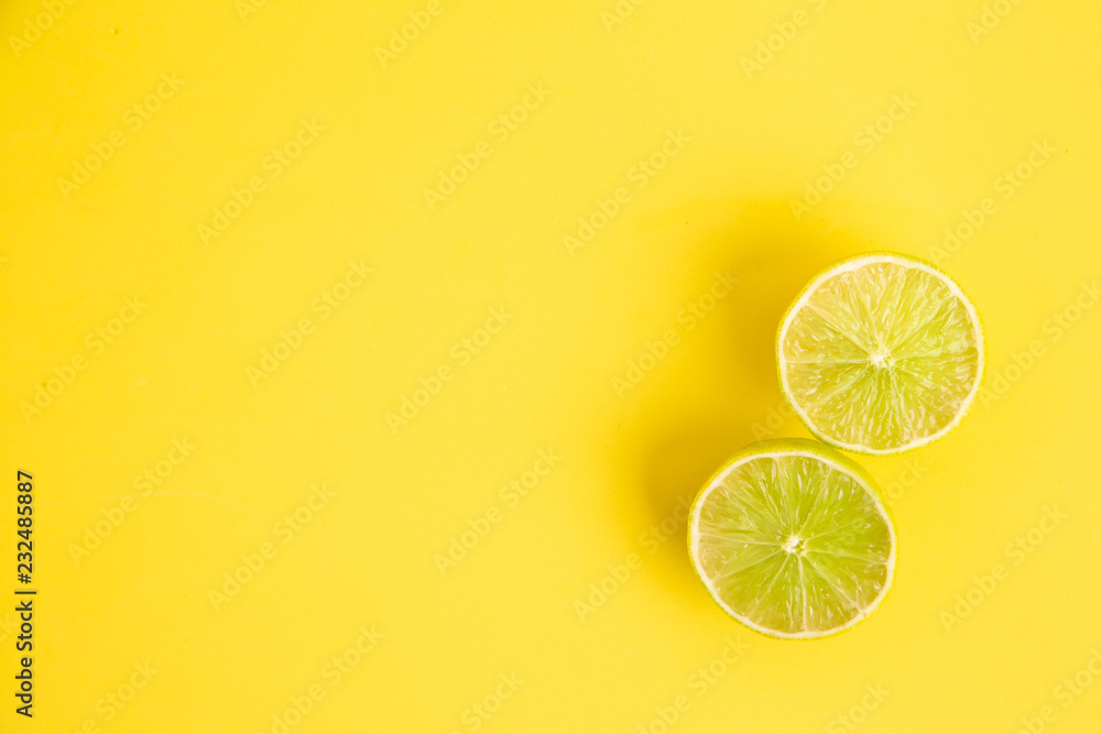 lime in colorful background lime in colorful background