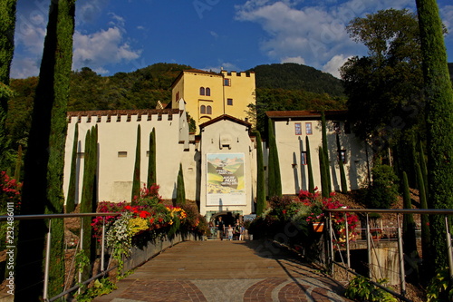 front view of the Trauttmansdorff Castle