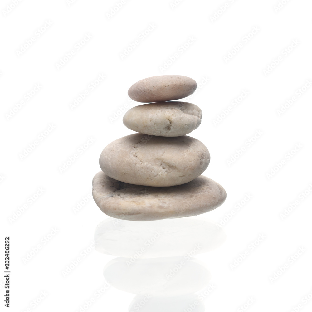 pile of stones isolated on white background pile of stones isolated on white background