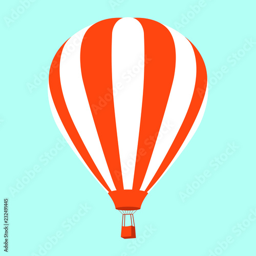   aerostat Balloon   vector illustration flat