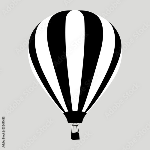   aerostat Balloon   vector illustration flat
