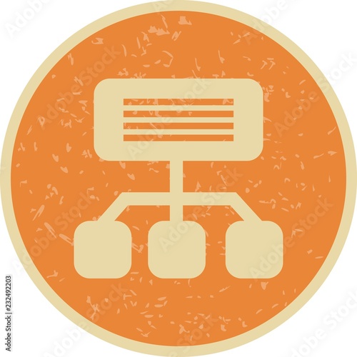  Sitemap Web Vintage Icon