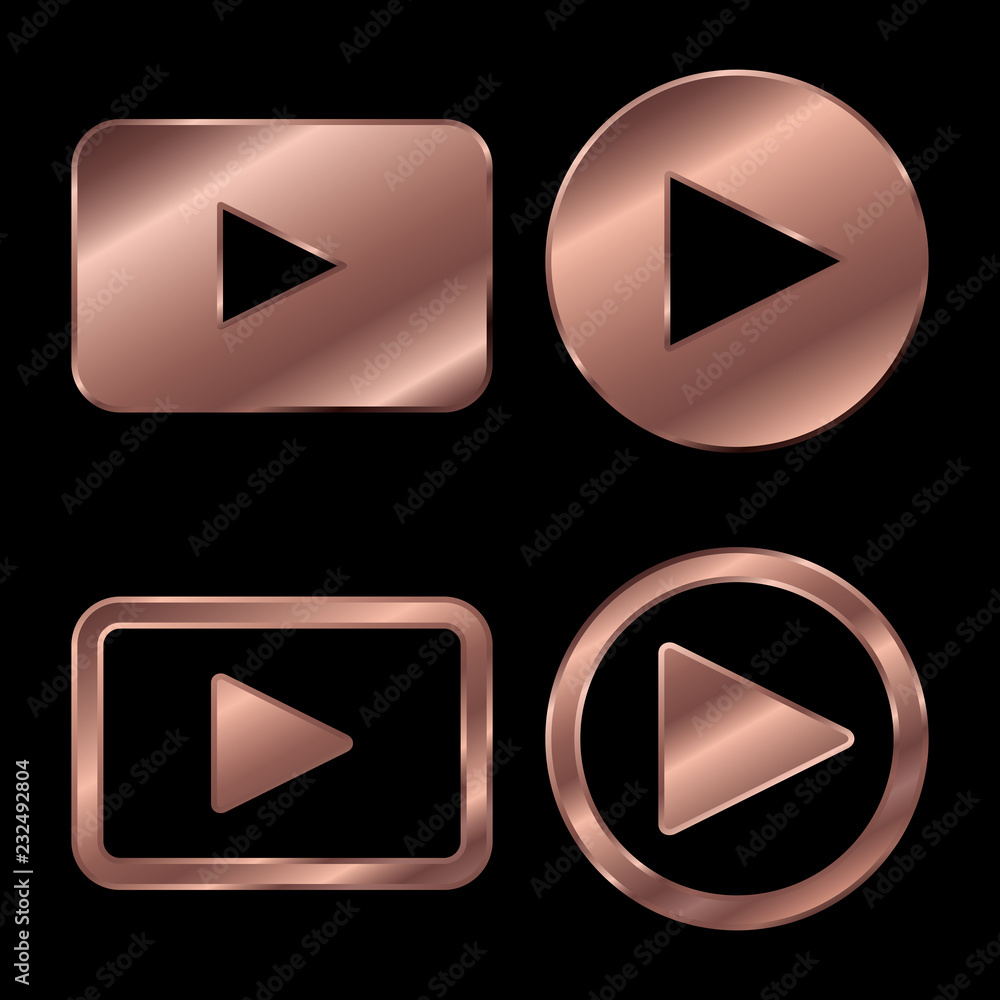 play button icon vector play button icon vector