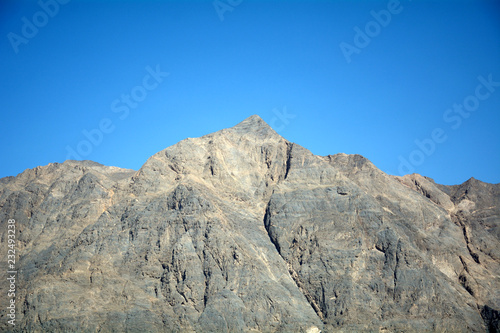 Mountains in the desert around Yazd  Iran