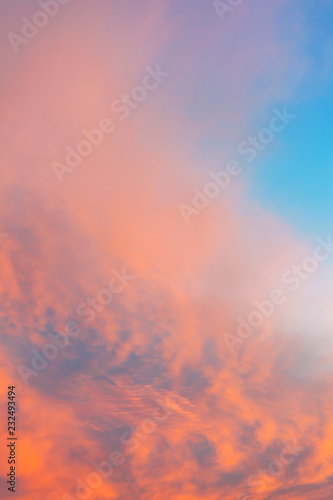 Colorful  sky and clouds © Victoria Schaad