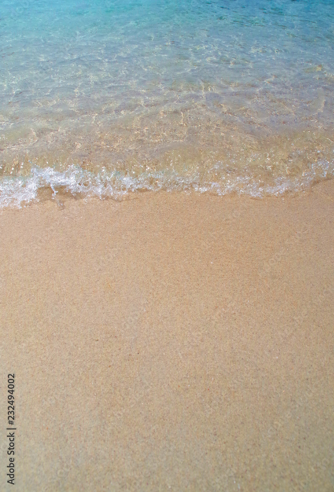 waves against the beach a beautiful summer day waves against the beach a beautiful summer day