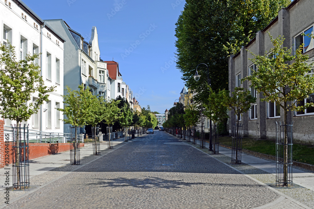 Jugendstilstraße in Swinemünde