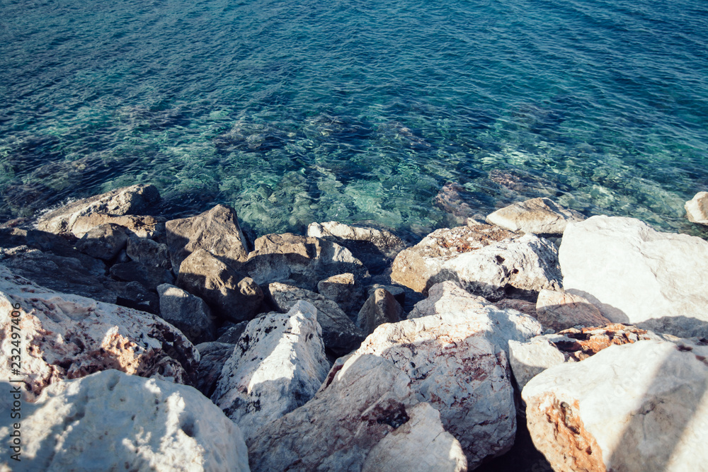rocks in the sea rocks in the sea