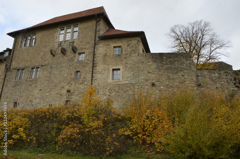 Castle in extertal, germany