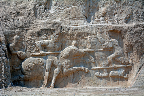 Wallpaper Mural Ancient Persian royal tombs of King Darius and Xerxes, Naqs-e Rostam, Iran Torontodigital.ca