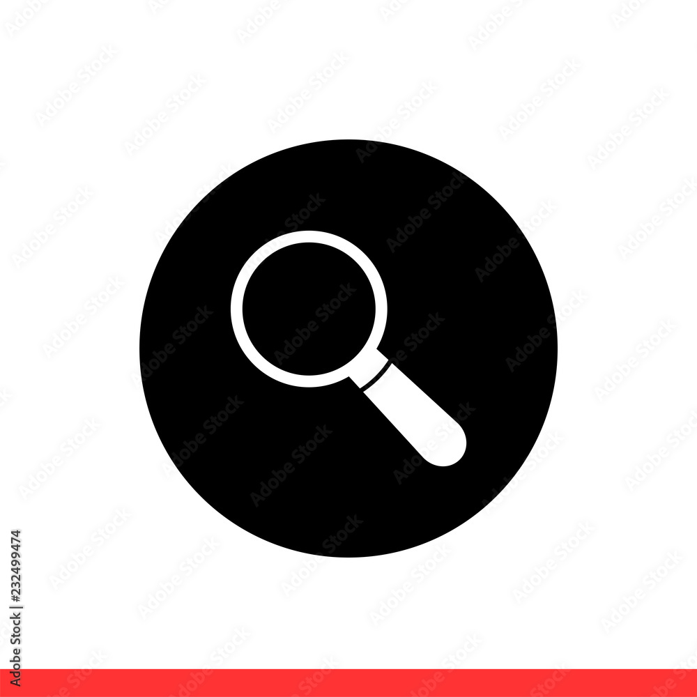 Search icon, magnifying symbol. Vector illustration Search icon, magnifying symbol. Vector illustration