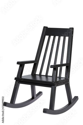 Scandinavian black chair wood classic