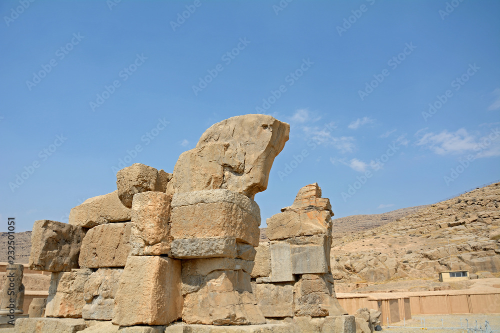 Ruins of the ancient Persian capital city of Persepolis, Iran Ruins of the ancient Persian capital city of Persepolis, Iran